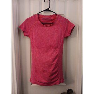 Victoria's Secret Fitted Sexy VSX Sweat absorber Workout Pink Stretchy Shirt Sm